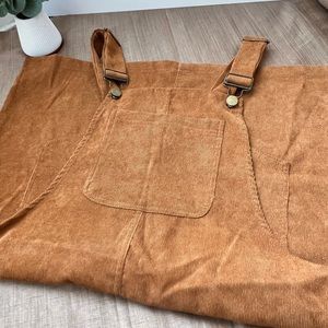 Corduroy Overall Dress